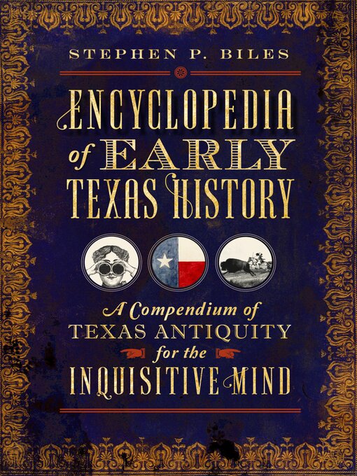 Cover image for Encyclopedia of Early Texas History
